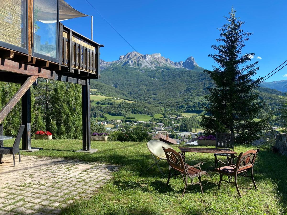 soleil et vue Lejlighed Barcelonnette Eksteriør billede